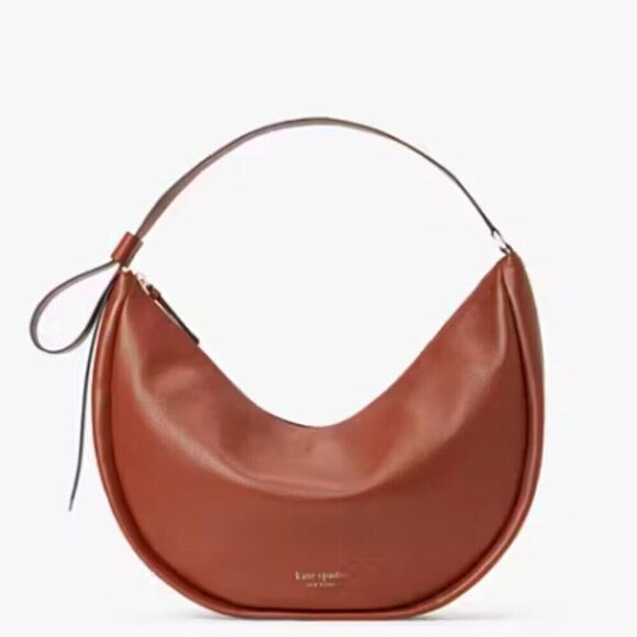 kate spade Handbags - Kate Spade Smile Large Leather Shoulder Bag Purse‎ Camel Tote NWOT Designer